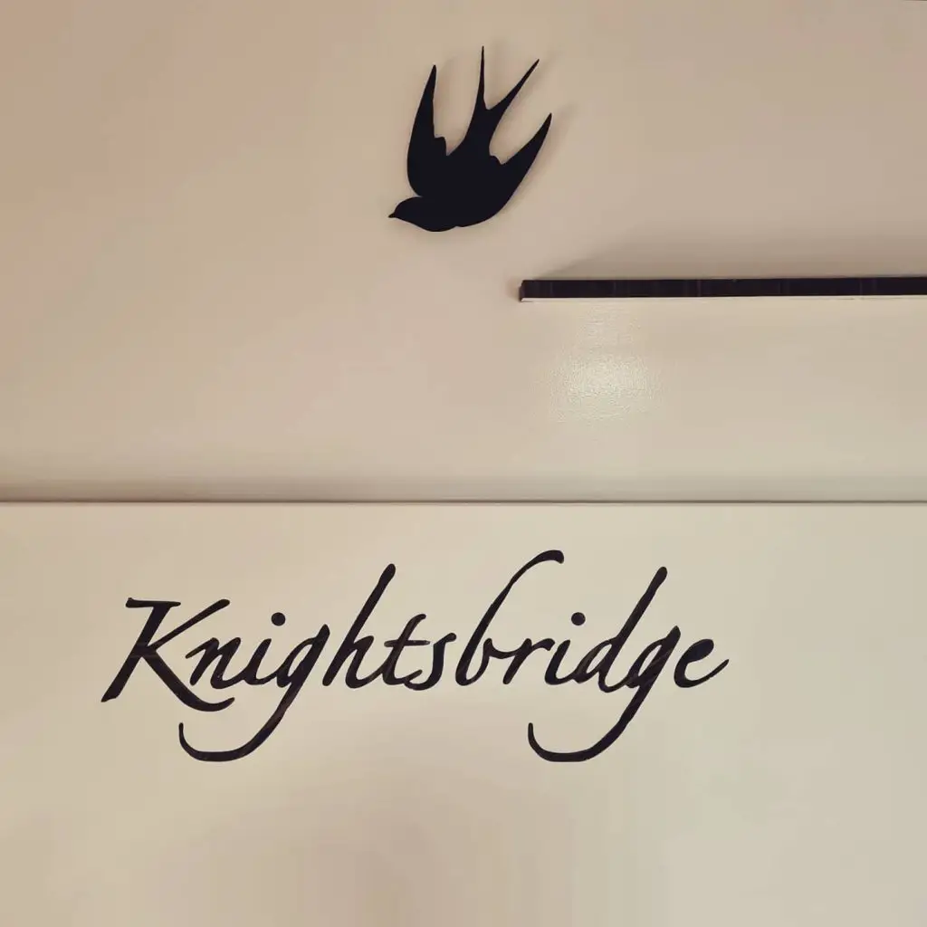 CNC routed dimensional lettering