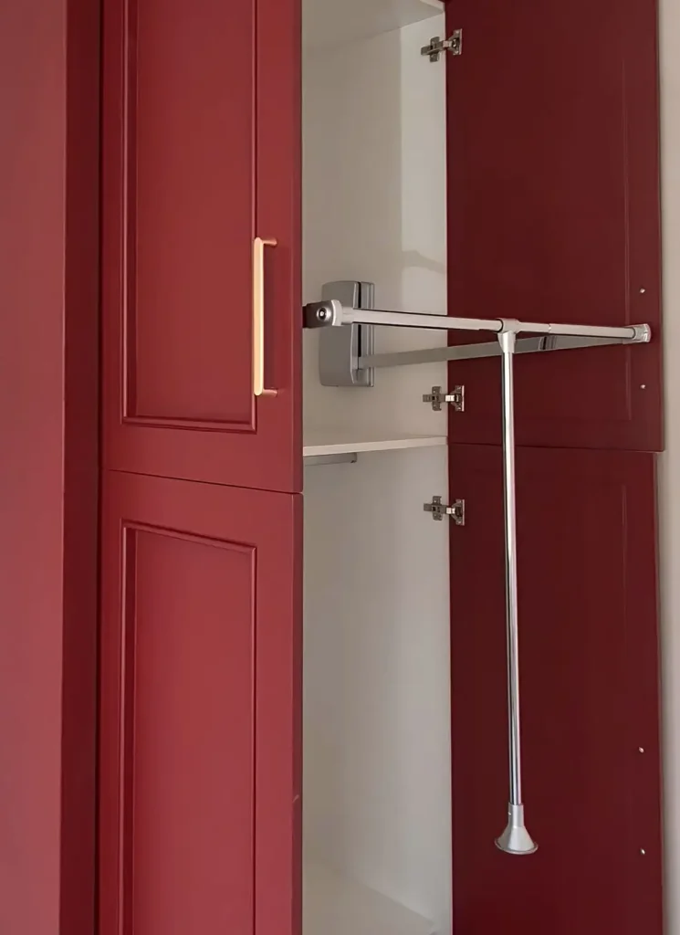 Bespoke cornice and panelled wardrobe door detail in Arnos Grove