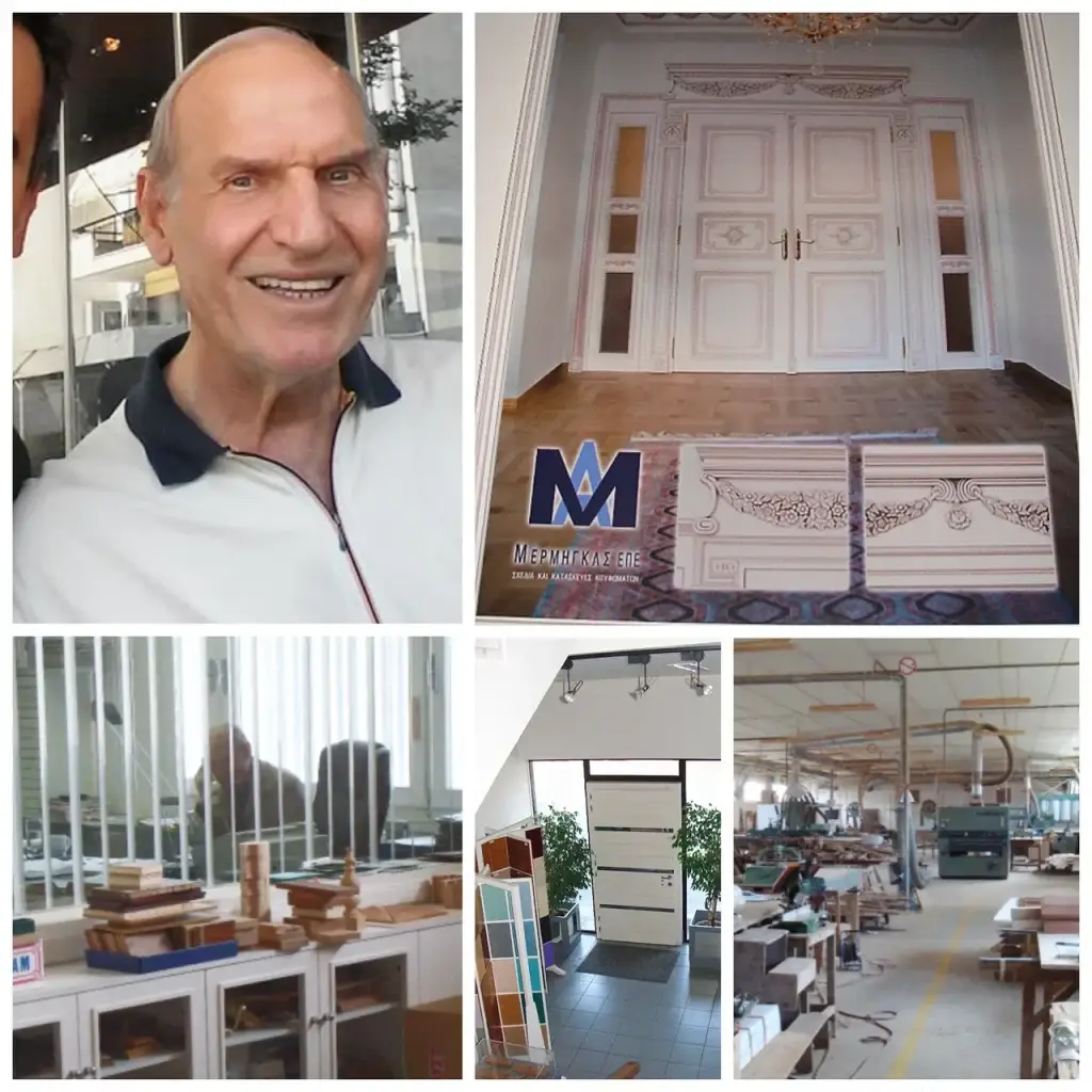 Master craftsman and workshop scenes representing the heritage of Markou Design London